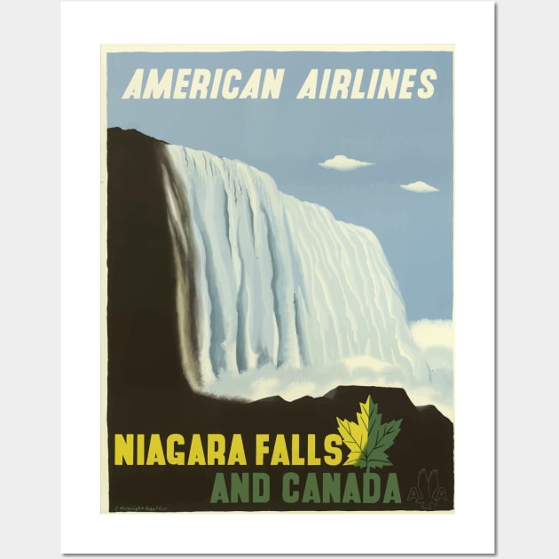 Vintage Poster Niagara Wall Art by Yaelledark